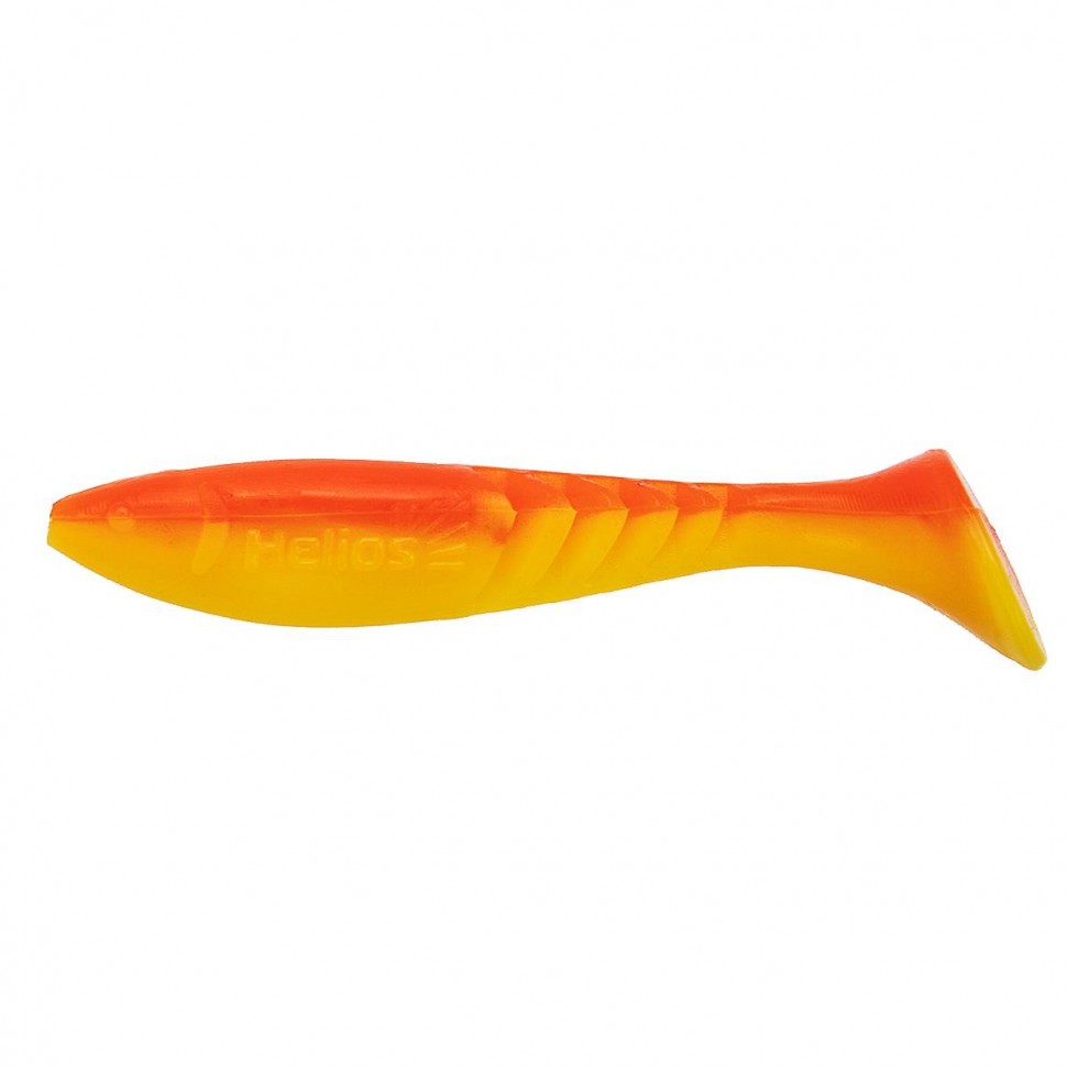 Виброхвост Helios Slash 2,64"/6,7 см, цвет Orange & Yellow 10 шт HS-19-015 , 